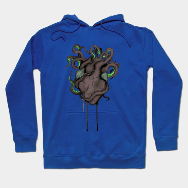 Black Heart Hoodie by LVBart